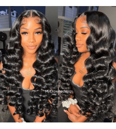 Wear and Go | Pre Cut Glueless HD Invisible Lace Wig 5x5/13x6 Tight Wave Wigs [wg005]