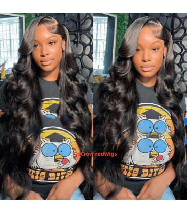 Brazilian virgin loose wave 360 frontal wig -[MCW342]