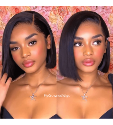 Wear and Go | Pre Cut Glueless HD Invisible Lace Wig 5x5/13x6 Side Part Bob Wigs [wg006]