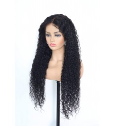 Pre Cut Lace Wear & Go Curly Wave 13x6 HD Lace Frontal Glueless Wig -[wg002]