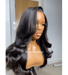 Stock Brazilian Virgin Hair Body Wave 360 Lace Frontal Wig -【MCW367】
