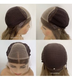 Ombre Color Wavy European Human Hair Lace Front Wig -【MCW179】