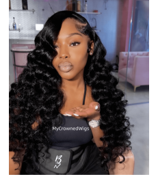 Brazilian Virgin Hair Tight Wave 360 Lace Wig -[MCW352]