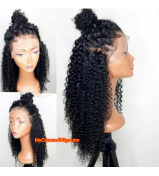 Stock Brazilian Virgin Hair Spanish Curl 360 Lace Wig -【MCW365】