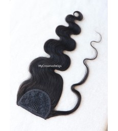 Ponytail piece body wave brazilian virgin hair【MCW938】