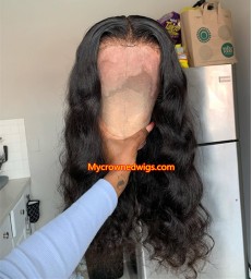 Brazilian virgin body wave lace front wig-[MCW604-1]