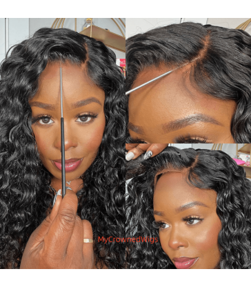 Blonde Highlight Wig Human Hair Body Wave 5*5 HD Lace Closure Wig --[bh333]