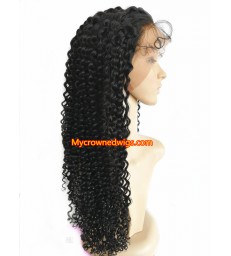 Stock Brazilian Virgin Hair Spanish Curl 360 Lace Wig -【MCW365】