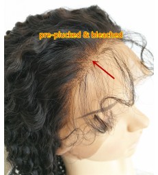 Stock Brazilian Virgin Hair Spanish Curl 360 Lace Wig -【MCW365】