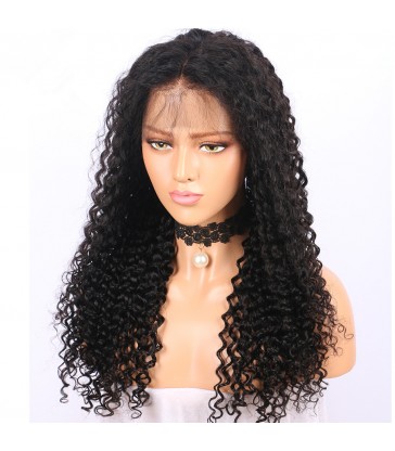 Brazilian Virgin Hair Kinky Curl 13x6 Lace Front Wig -【MCW608】