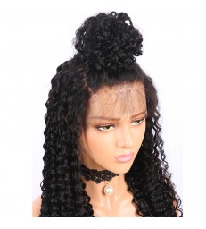 Brazilian Virgin Hair Kinky Curl 13x6 Lace Front Wig -【MCW608】