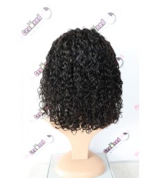Stock Virgin Hair Deep Curly Bob 360 Lace Wig -【MCW368】