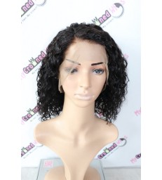 Stock Virgin Hair Deep Curly Bob 360 Lace Wig -【MCW368】