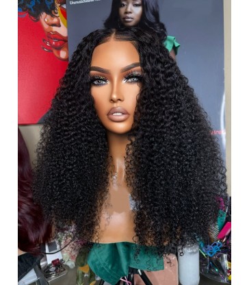 Brazilian Virgin Coily Curls 13x6 Lace Front Wig--【MCW205】