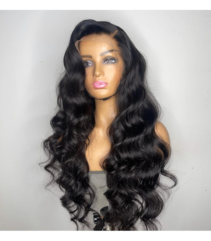 Brazilian Virgin Loose Body Wave 13x6 Lace Front Wig -【MCW207】