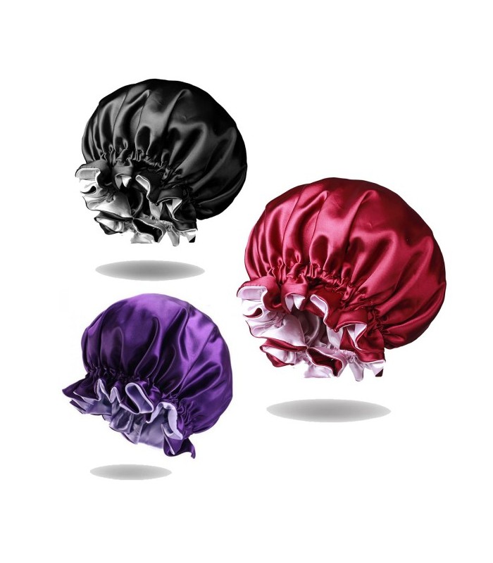 Double Side Sleeping Hair Bonnet Satin Bonnet