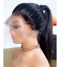 Stock Preplucked 360 Lace Wig Silk Straight Virgin Hair -【MCW363】