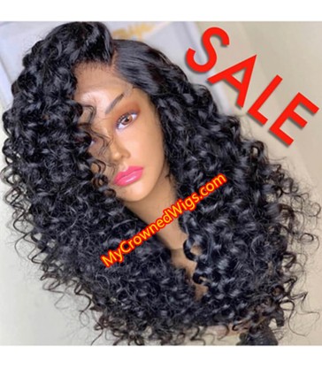 Brazilian virgin deep curly 360 frontal wig -[MCW360]