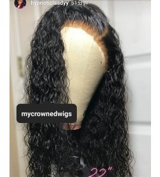 Pre plucked 360 Lace Wig Curly Wave Virgin Hair -[MCW340]