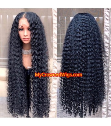 Deep Wave 360 Wig Brazilian Virgin Hair -[MCW359]