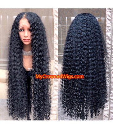 Deep Wave 360 Wig Brazilian Virgin Hair -[MCW359]
