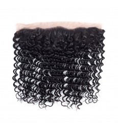 13x4 Brazilian Virgin Deep Wave Lace Frontal -【MCW909】