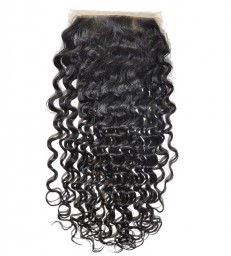 Brazilian Virgin Wet Wave Silk Based Closure -【MCW910】