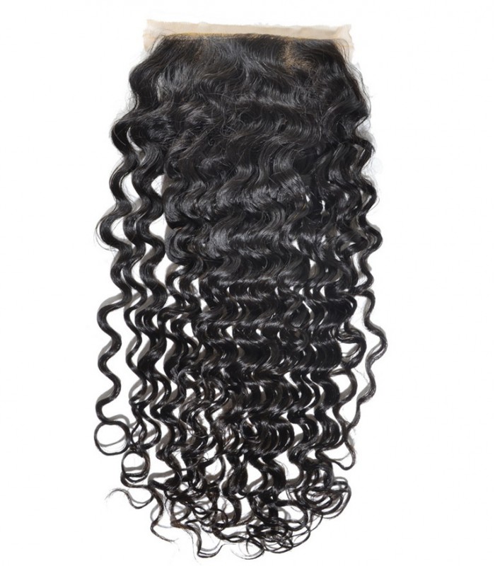 brazilian virgin wet wave silk based closure--[MCW910]