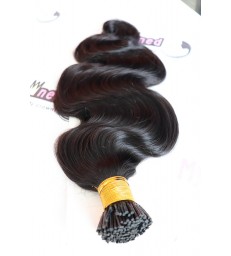 Brazilian virgin microlink I TIPS hair extensions 【MCW927】