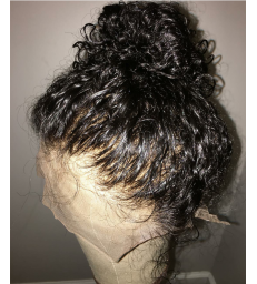 Brazilian virgin wet wave 360 lace frontal--[MCW916]