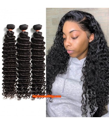 Brazilian virgin curly texture 8A grade weft--[MCW919]