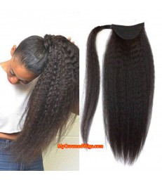 Brazilian Human Hair Ponytail Extensions With Combs -【MCW930】
